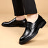 Luxury Men's Casual Loafers Leather Business Wedding Shoes Slip-on Office Formal Footwear