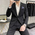 Men's Two-Piece Wedding Suit Business Casual Ensemble with Trousers