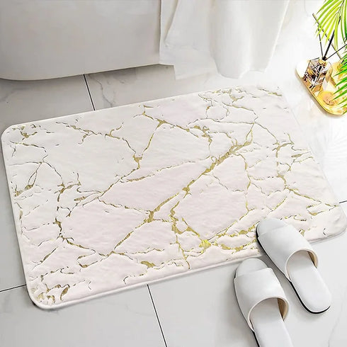 Luxury Non Slip Bath Mats for Bathroom Soft Absorbent Rug Decor