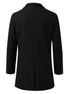 Trendy British Style Men's Long Sleeve Woolen Coat for Casual Autumn and Winter Wear