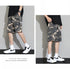 Summer Camouflage Cargo Shorts Men Pocket Casual Outdoor Pants