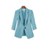 Elegant Women's Casual Blazers Jacket and Slim Fit Pants Two Piece Suit for Professional Summer Wear - Stylish Korean Inspired Outfit Set