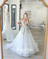 Lucy Customized Womens Dresses Gowns Wedding Dress Flower Decoration