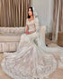 Mermaid Wedding Dress Lace Embroidery Strapless Neckline With Long Sleeves Elegant Bride