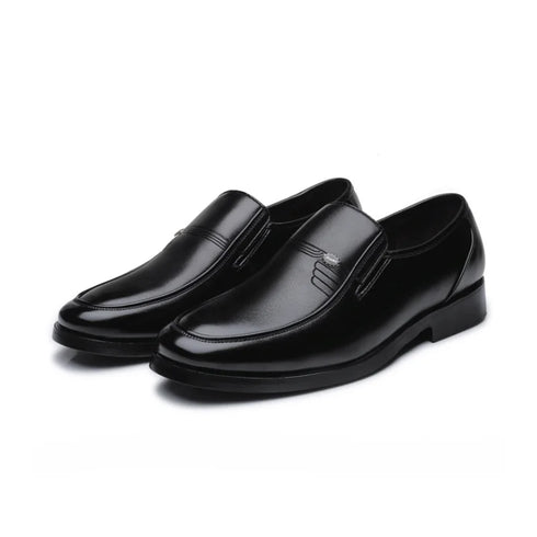 Men's Leather Formal Business Shoes for Casual Work and Comfort