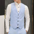 Men's Formal V Neck Tuxedo Vest - Tailored Fit Waistcoat for Business Events and Gatherings