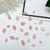 50pcs 3D Kawaii Colorful Leaf Nail Art Charms - Mixed Resin Nail Decorations and Acrylic Rhinestones for DIY Manicure Accessories and Press-On Nails