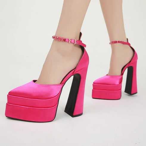 Stylish Women's Summer Party Pumps with Sexy Thin High Heels and Pointed Toe Design for Dressy Occasions and Weddings