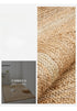 Hand-Woven Jute Carpet for Living Room Multi-Scene Use Double-Sided Entrance Mat