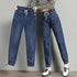 High Waist Denim Harlan Pants for Women Casual Ankle Length