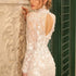 Exquisite Lace Applique Mermaid Wedding Dress with High Neck - Elegant Bridal Gown with Full Sleeves