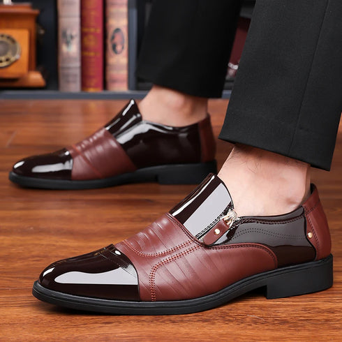 Comfortable Slip-On Walking Shoes for Men Casual Breathable Loafers Handmade Wedding Footwear