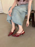 Elegant Pointed Toe Buckle Strap Pumps for Women - Chic Thin Heeled Dress Shoes