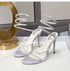 Rhinestone Snake Stiletto Gladiator Sandals For Wedding