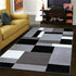 Nordic Geometric Square Carpet for Living Room and Bedroom Luxury Non-Slip Floor Mat