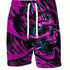 Men's Skull 3D Pattern Comfy Shorts for Summer Beach Sports