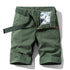 Summer Men Cotton Print Cargo Shorts Casual Breeches Jogger Pants