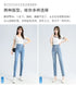 Korean Casual Plus Size Skinny Denim Jeans for Women - High Waist Pencil Pants Perfect for Spring and Autumn Streetwear, Featuring Pockets and Slight Stretch - Ideal for Stylish Fall Outfits with Jeans