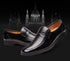 Elegant Leather Men’s Formal Shoes - Luxury Slip-On Loafers for Dressy Occasions, Breathable Moccasins, Versatile Casual Business Footwear in Plus Sizes 38-44