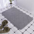 Cobblestone Embossed Non-Slip Bath Mat Memory Foam Carpet for Bathroom Shower Room Doormat