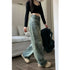 Vintage Wide Leg Jeans for Women - Stylish Casual Trousers Perfect for Spring Streetwear, Loose Fit High Waist Denim Pants Ideal for Effortless Wide Leg Jeans Outfit Inspirations