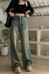 Vintage Wide Leg Jeans for Women - Stylish Casual Trousers Perfect for Spring Streetwear, Loose Fit High Waist Denim Pants Ideal for Effortless Wide Leg Jeans Outfit Inspirations