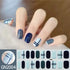 Waterproof Long Lasting Gel Nail Art Stickers for Stunning Full Cover Manicures - 9 Piece Set of Baking-Free Solid Color Decals
