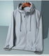Summer Hooded Windbreaker Jacket for Men and Women - Quick Dry Sun Protection Clothing for Fishing and Hunting, Casual Outdoor Outerwear with Pockets