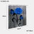 Red Rose and Butterfly Bathroom Mat and Shower Curtain Set Waterproof Eco-Friendly Design