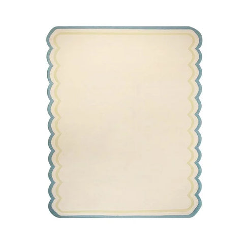 Minimalist Irregular Carpet for Living Room and Bedroom Creative Plush Rug for Large Area and Baby Crawling Mat