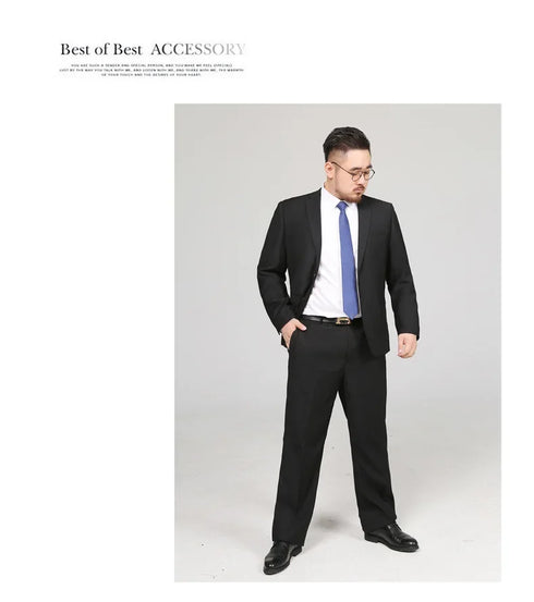 Men's Formal Suit Blazer and Pants Set for Weddings and Office Wear