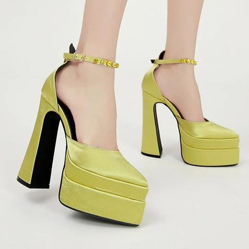 Stylish Women's Summer Party Pumps with Sexy Thin High Heels and Pointed Toe Design for Dressy Occasions and Weddings
