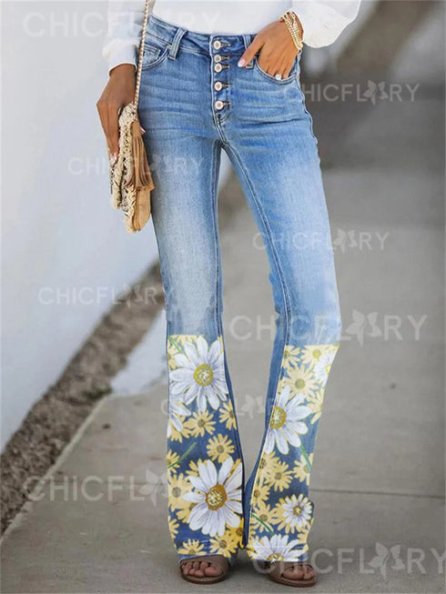 Fashionable Slim Fit Jeans For Women Trendy Denim Trousers