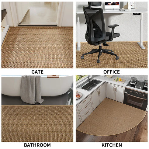 Kitchen Rugs and Mats Non Skid Washable Absorbent Runner Rugs for Kitchen Sink Area