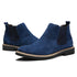 Casual Men's Chelsea Boots - Stylish Slip-On Cow Suede Leather Footwear for Everyday Wear