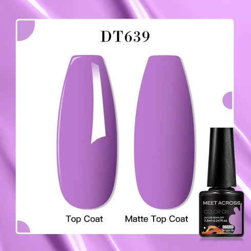 Vibrant 7.3ml Semi-Permanent Gel Nail Polish for Stunning Nail Art and Manicure - Soak Off LED UV Varnish for Long-Lasting Beauty