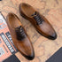 Classic Men's Oxfords Genuine Leather Shoes for Wedding Party Office and Business Suits