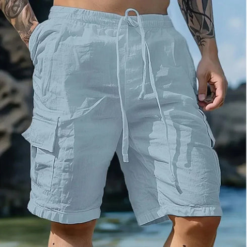 Men Loose Cargo Shorts With Pockets Casual Sports Streetwear