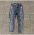 Fashion Rhinestone Jeans Female High Waist Slim Pencil Pants