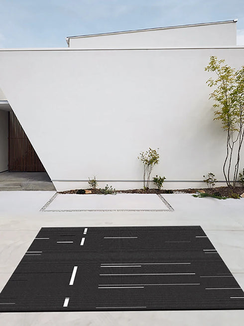 Modern Minimalist Large Area Rug for Living Room and Bedroom Decor