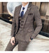 Stylish Business Casual Three-Piece Suit for Men with Vest and Trousers