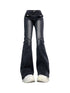Casual Flare Jeans for Women - Embrace 90s Gyaru Fashion with Slim Fit Low Waist Bell Bottoms, Perfect for Fall Outfits and Black Jeans Outfit Inspo