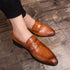Stylish Italian Leather Penny Loafers for Men - Classic Dress Shoes for Weddings and Formal Events, Available in Big Sizes 38-48