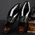Elegant Lace-Up Brogue Oxfords for Men – Formal Dress Shoes Perfect for Weddings, Office Wear, and Special Occasions