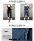 Fashionable Men's Ripped Denim Overalls - Trendy High Street Cargo Bib Jumpsuits for Hip Hop Style and Casual Outfits