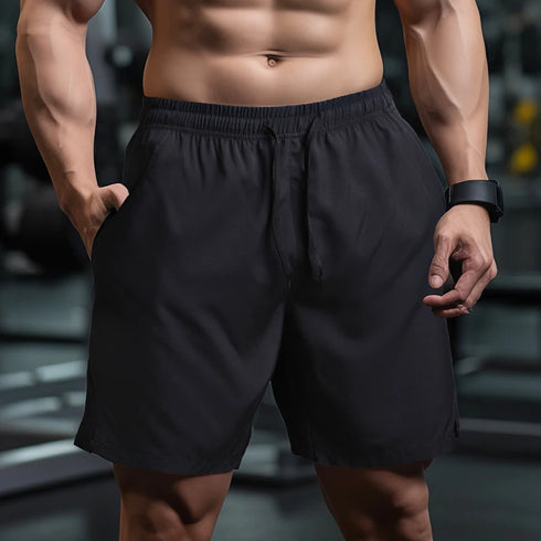 UETEEY Men Hot Shorts Quick-Drying Fitness Gym Wear