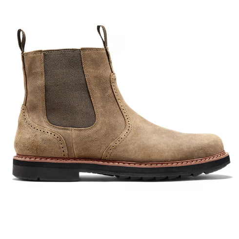 Stylish Handmade Men's Chelsea Boots - Comfortable Retro Leather Footwear for Commute and Adventure