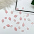 50pcs 3D Kawaii Colorful Leaf Nail Art Charms - Mixed Resin Nail Decorations and Acrylic Rhinestones for DIY Manicure Accessories and Press-On Nails