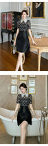 Summer Sweet Black Formal Occasion Short Dress Women Clothes Elegant Luxury A-Line Mini Party Prom Dresses