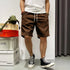 Trendy Retro Corduroy Men's Casual Work Shorts for Summer